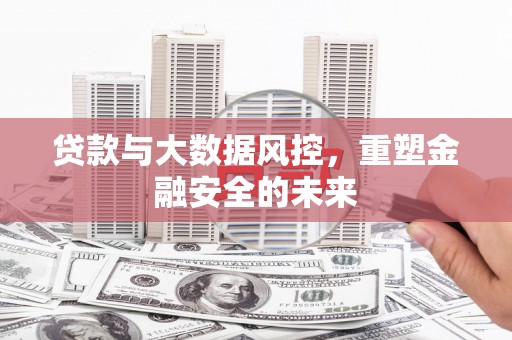 迪庆贷款与大数据风控，重塑金融安全的未来