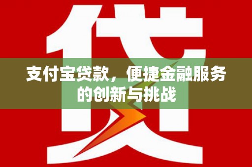 迪庆支付宝贷款，便捷金融服务的创新与挑战