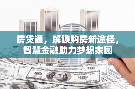 迪庆房贷通，解锁购房新途径，智慧金融助力梦想家园