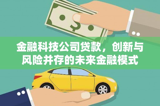 迪庆金融科技公司贷款，创新与风险并存的未来金融模式