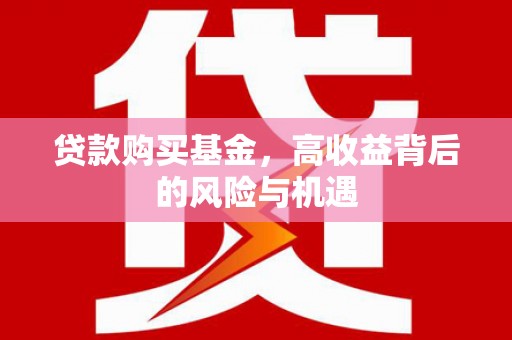 迪庆贷款购买基金，高收益背后的风险与机遇