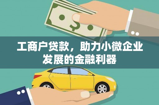 迪庆工商户贷款，助力小微企业发展的金融利器
