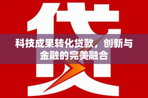 迪庆科技成果转化贷款，创新与金融的完美融合