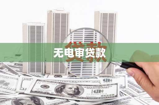 迪庆无电审贷款
