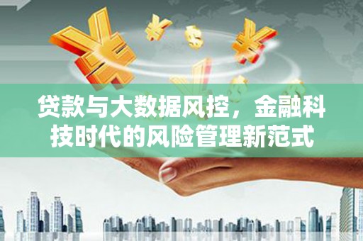 迪庆贷款与大数据风控，金融科技时代的风险管理新范式