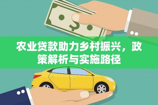 迪庆农业贷款助力乡村振兴，政策解析与实施路径
