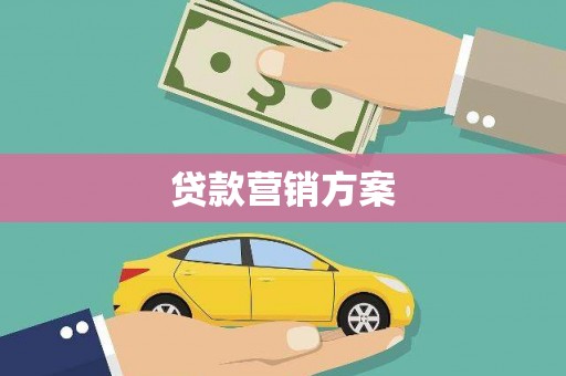 迪庆贷款营销方案