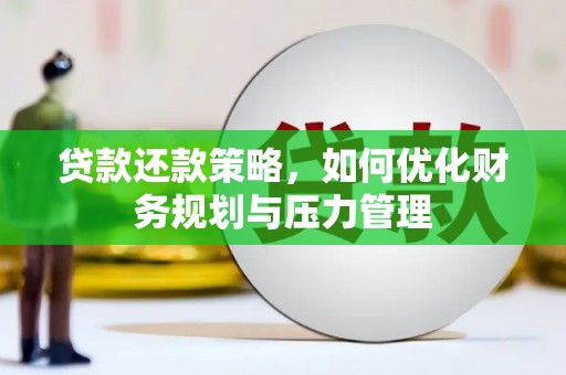 迪庆贷款还款策略，如何优化财务规划与压力管理