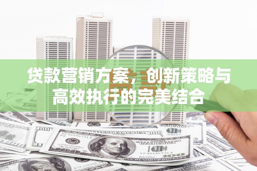 迪庆贷款营销方案，创新策略与高效执行的完美结合