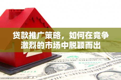 迪庆贷款推广策略，如何在竞争激烈的市场中脱颖而出