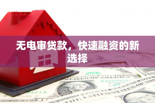 迪庆无电审贷款，快速融资的新选择