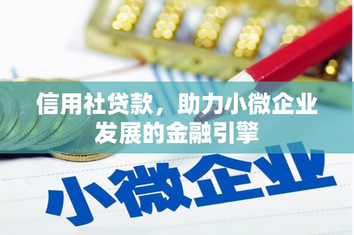 迪庆信用社贷款，助力小微企业发展的金融引擎