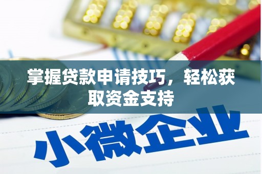 迪庆掌握贷款申请技巧，轻松获取资金支持