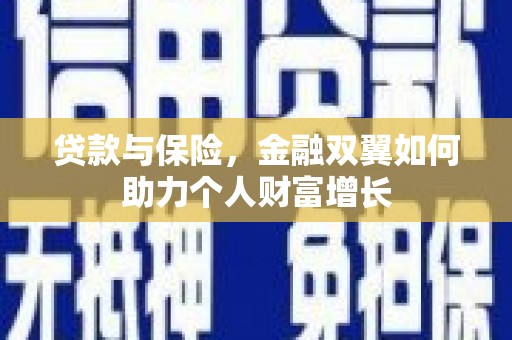 迪庆贷款与保险，金融双翼如何助力个人财富增长