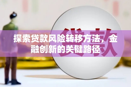 迪庆探索贷款风险转移方法，金融创新的关键路径