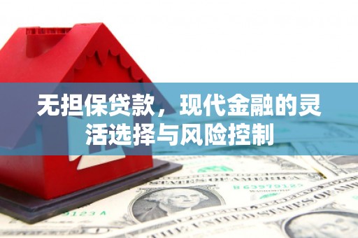 迪庆无担保贷款，现代金融的灵活选择与风险控制