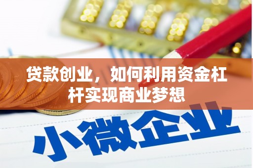 迪庆贷款创业，如何利用资金杠杆实现商业梦想