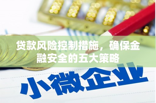 迪庆贷款风险控制措施，确保金融安全的五大策略