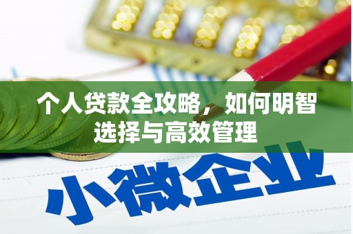 迪庆个人贷款全攻略，如何明智选择与高效管理