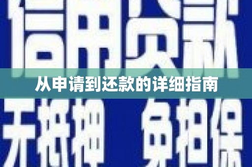迪庆从申请到还款的详细指南