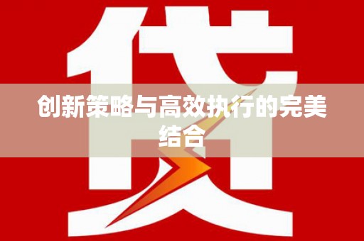 迪庆创新策略与高效执行的完美结合
